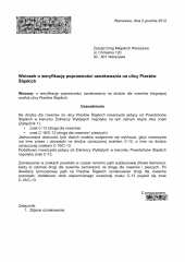 Pismo wysłane do ZDM w sprawie oznakowania DDRiP (wcześniej DDR) na Piastów Śląskich (strona 1)